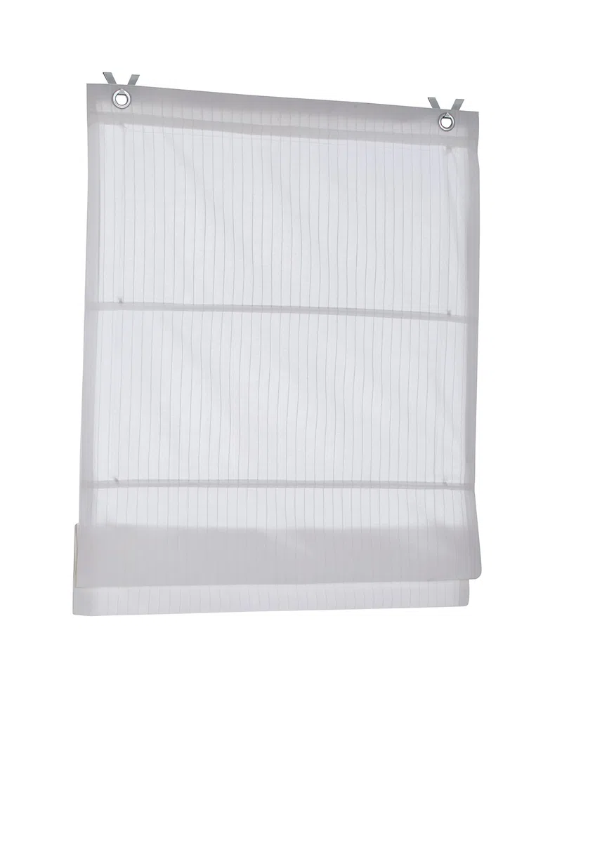 Tenda a pacchetto Verlock bianco Tendine righe con occhielli 45 x 140 cm