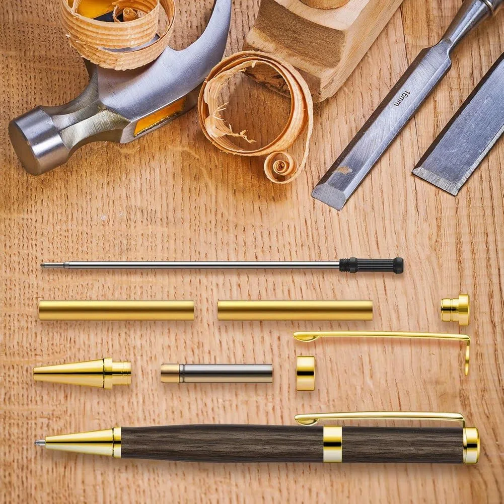 Kit per Penne da Tornio In Legno Kit per Tornitura Della Penna In Legno Kit per Penna D' per Tornitura