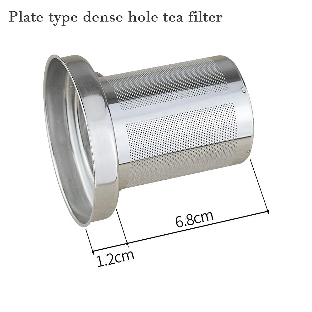 SANQIAHOME Teiera in acciaio inossidabile,1,5 litri,con filtro per infusione,caffè Teiera,argentato