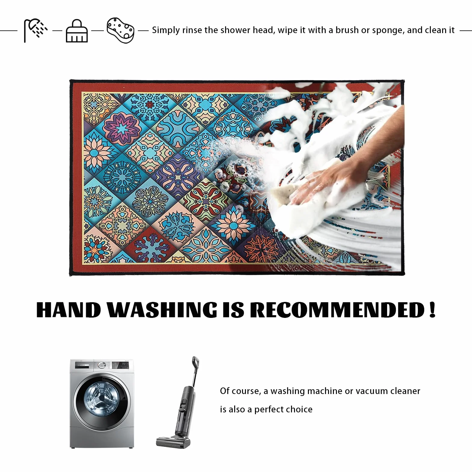 Set di 2 Tappetini da Cucina Antiscivolo, Set di Tappetini da Cucina Lavabili per Ufficio, Lavanderia, Camera da Letto, Corridoio, Sala da Pranzo e Ingresso