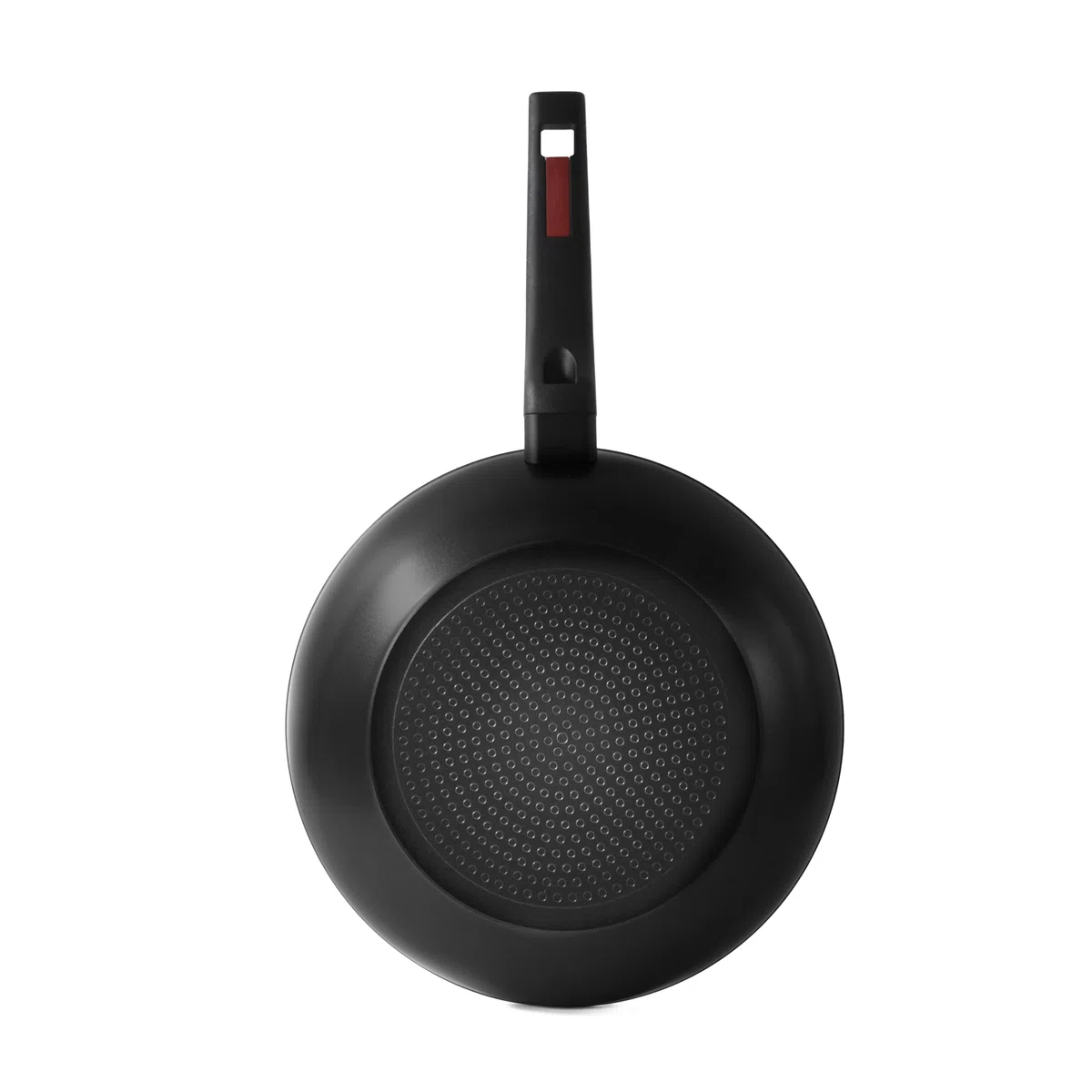 Zanetti Evolution Wok per Induzione, Diametro 28 cm, Padella con Fondo Antiaderente, Alto Spessore, Impugnatura Comoda, Nero