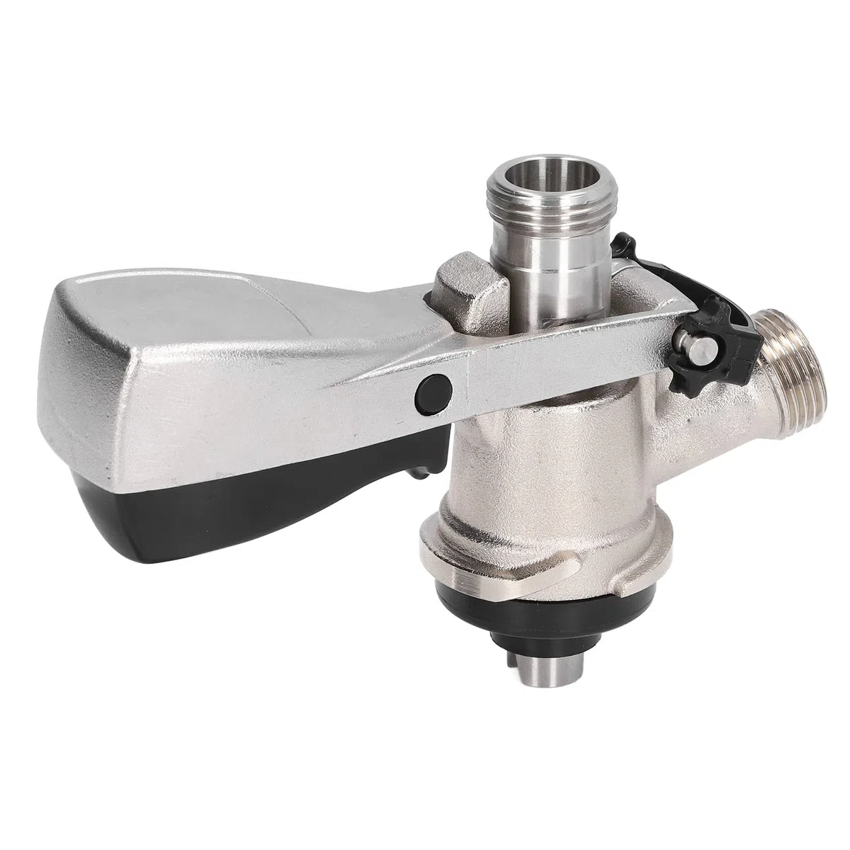 DEWIN G5/8 Accoppiatore per Fusti di Birra, Accoppiatore per Fusti di Birra di Tipo S Accessorio per la Produzione del Rubinetto del Distributore di Barili in Acciaio Inossidabile