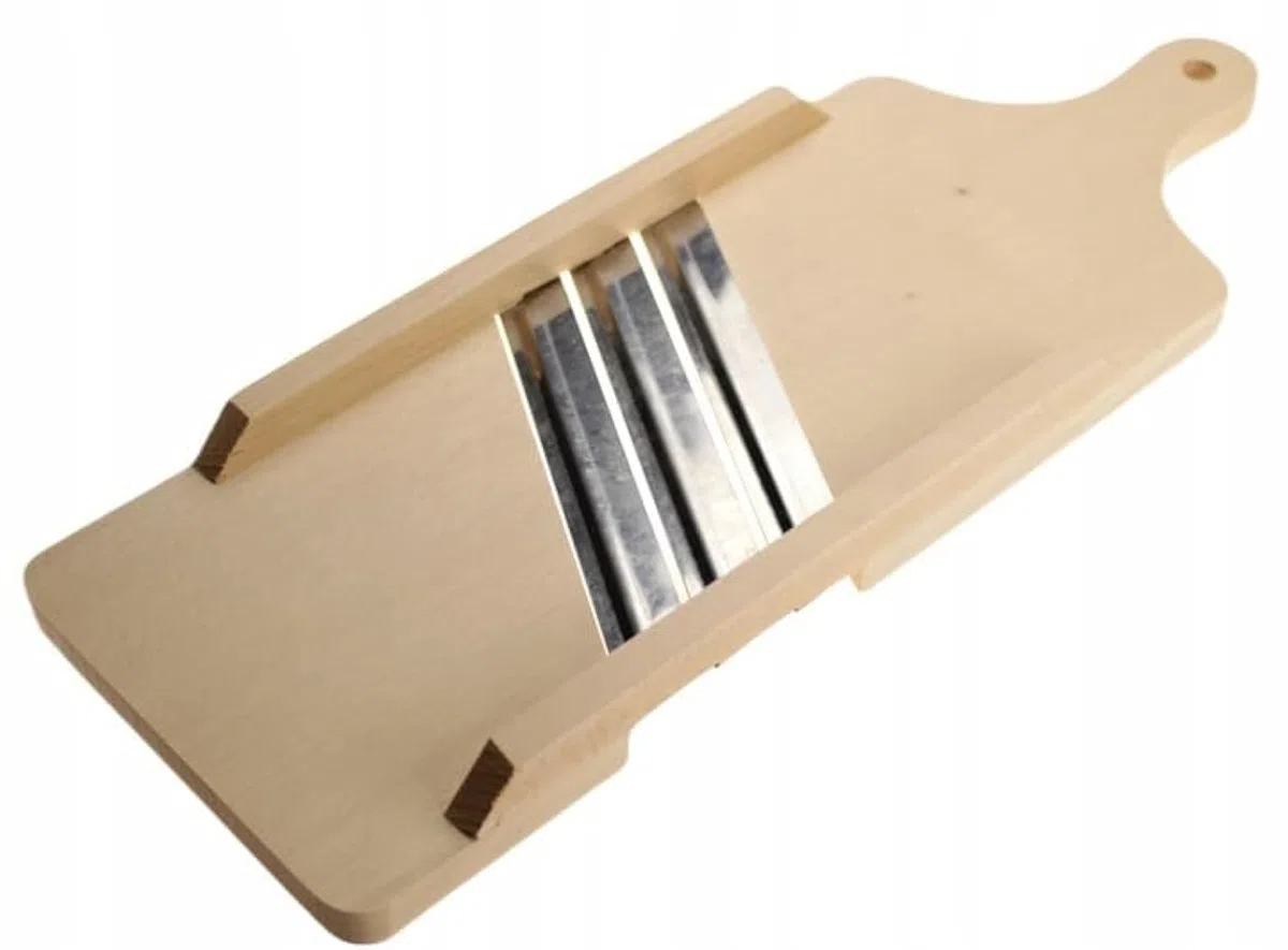 Wooden World - trituratore di cavoli e altre verdure e frutta. Affettatrice da cucina per verdure 42 cm