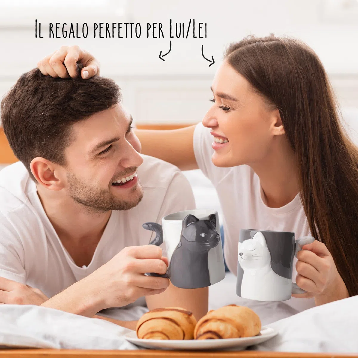 MIAMIO – 2 x 350 ml Tazza Gatto/Tazza/Tazze/Tazze Di Ceramica Set