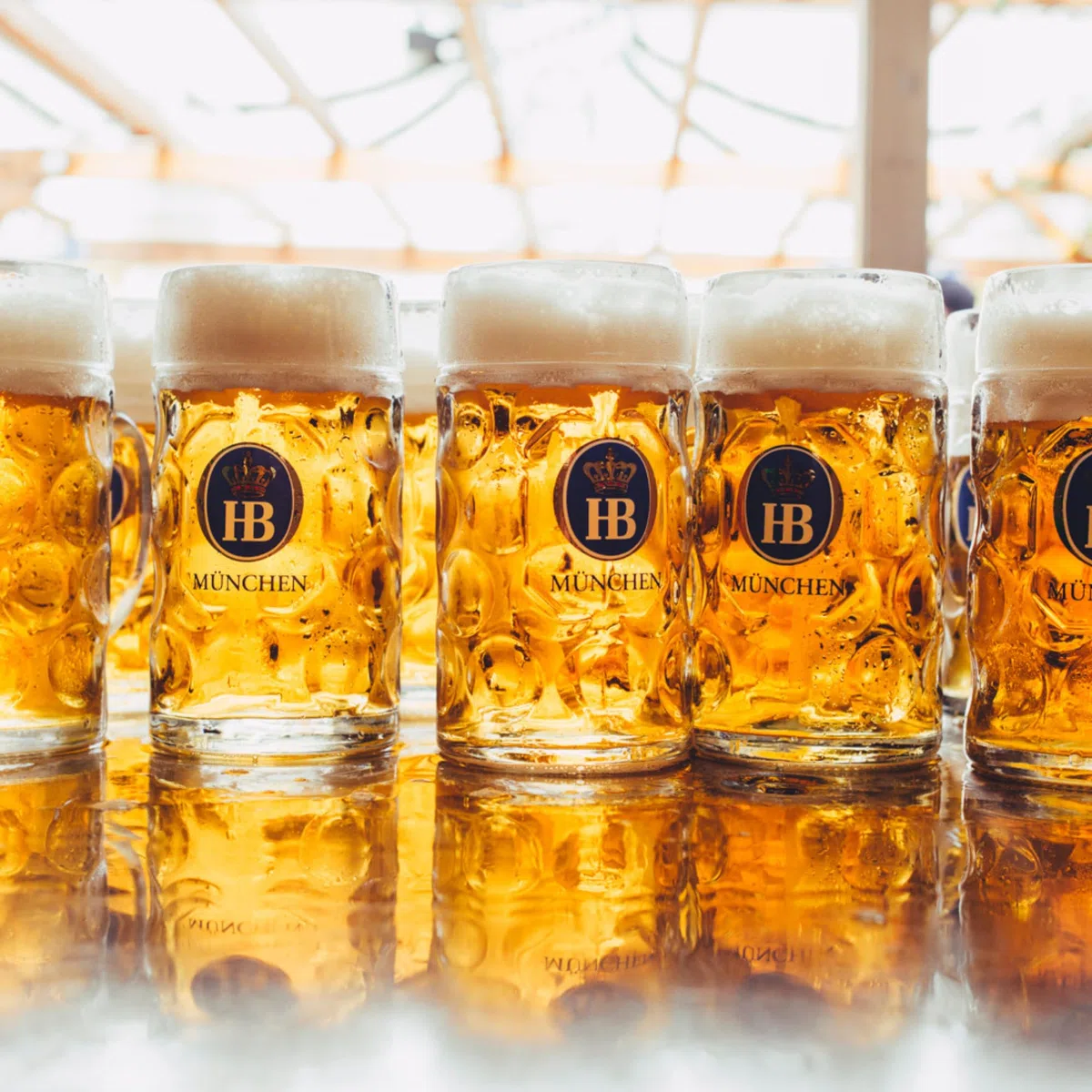 German Beer Mug Munich Hofbräuhaus München HB Mug 1 litro King Werk KI 1000074