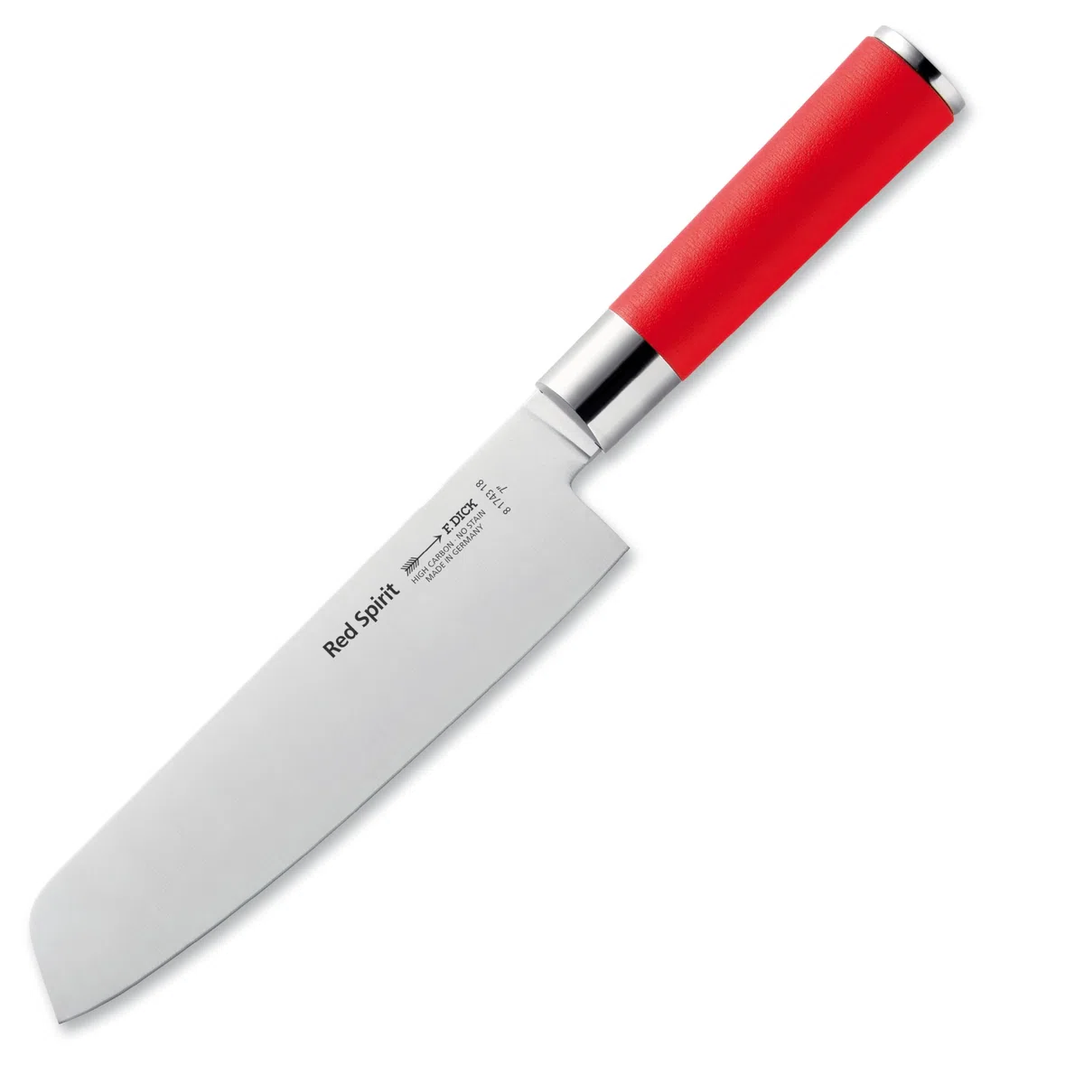 DICK Coltello Usuba, Red Spirit (lama da 18 cm, acciaio inox X55CrMo14, HRC 56°, coltello forma asiatica) 8174318