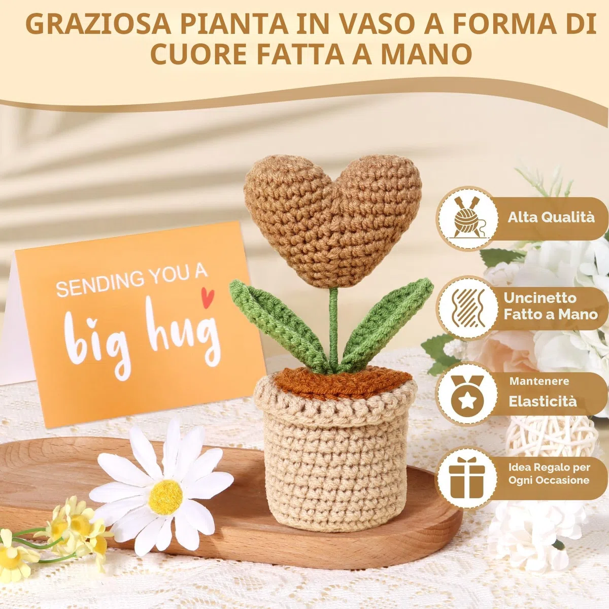 “Hug” Regalo Donna, buoni regali di miglioramento, regalo di compleanno positivo per donne, set regalo di rilassamento per migliore amica, sorella, collegina, Get well soon gift