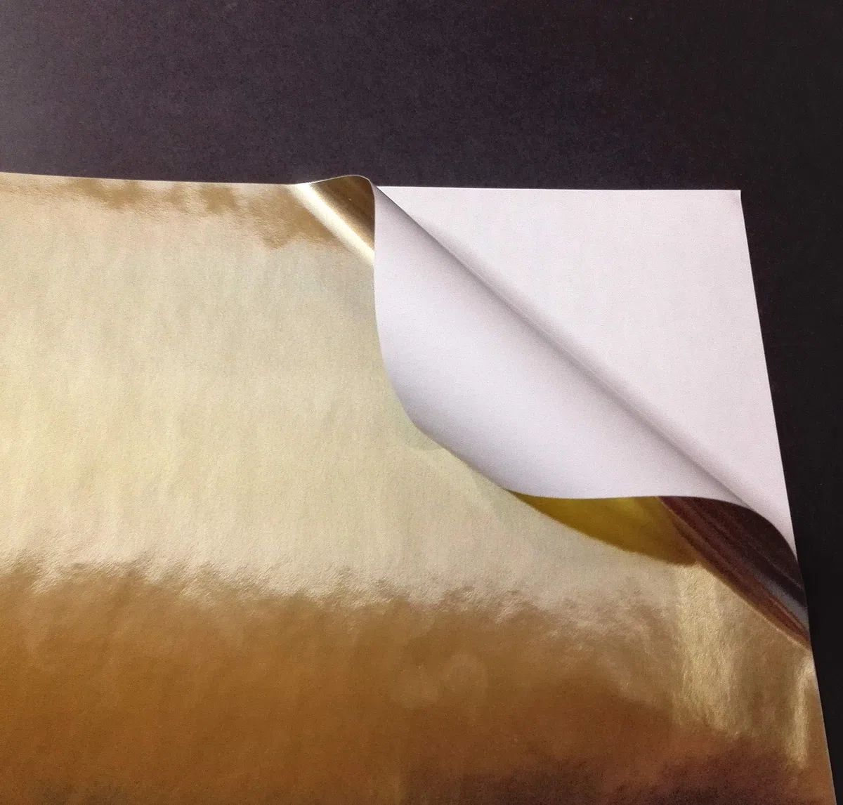 15-50-100-800-1600 fogli A4 Carta Adesiva metallizzata Oro per stampanti laser