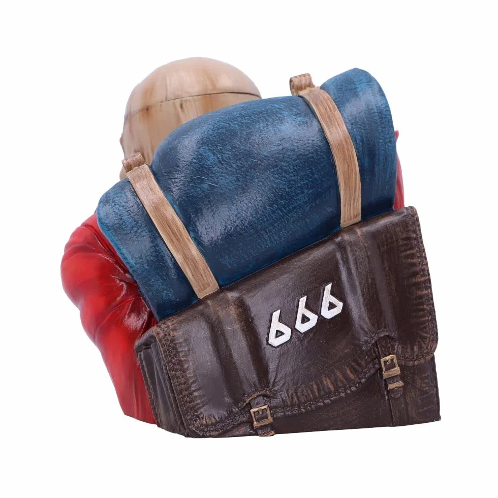 Nemesis Now Scatola Busto Iron Maiden The Trooper con Licenza Ufficiale (Piccolo) Rosso, 12 cm