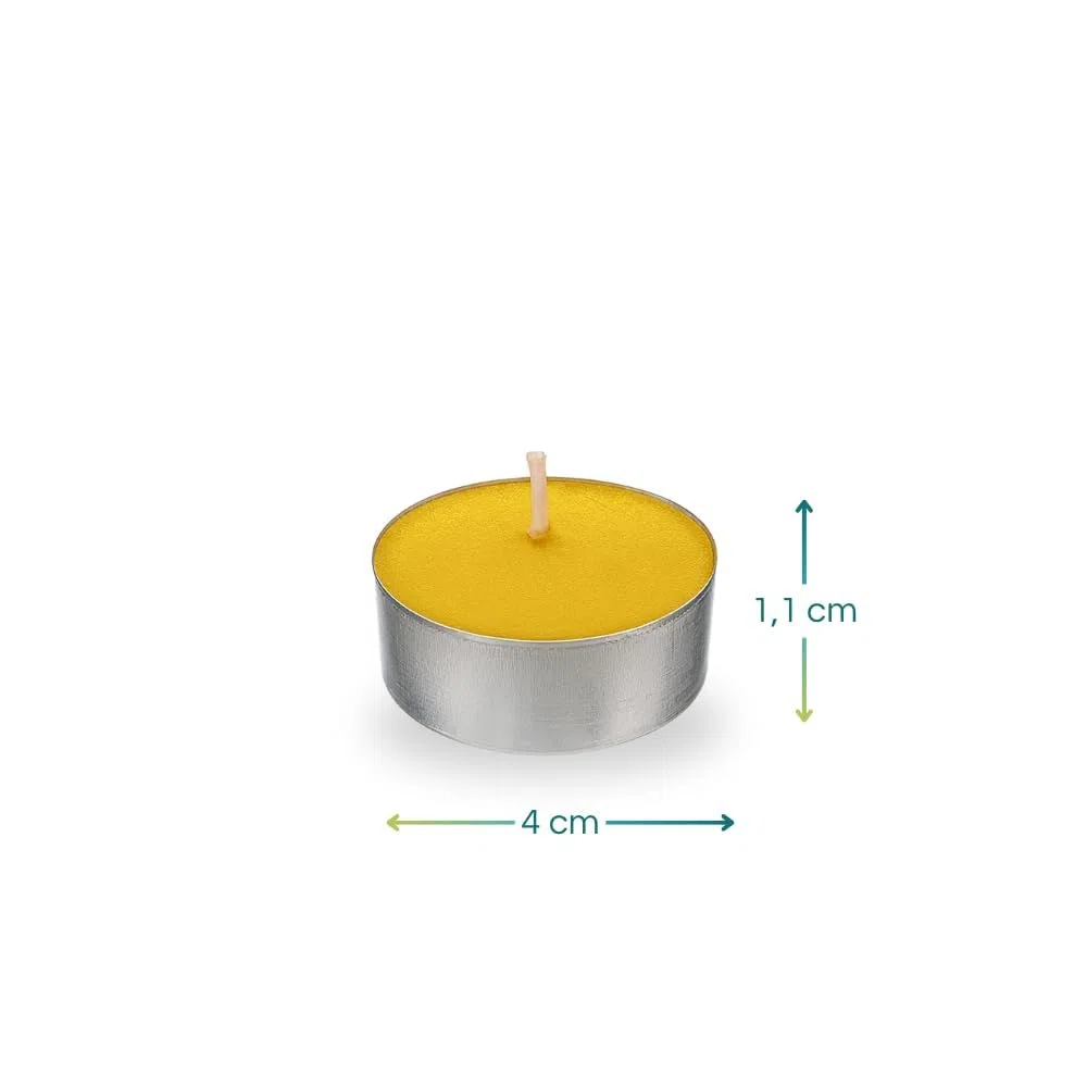 Virsus 200 Tea Light antizanzare alla citronella candeline Ceri profumate antigoccia per interno e esterno lumini da Giardino Feste ed Eventi