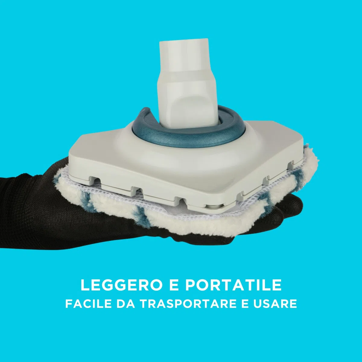 BLACK+DECKER Pulitore per superfici con testa a delta per scopa a vapore con 2 panni in microfibra, FSMHDA-XJ