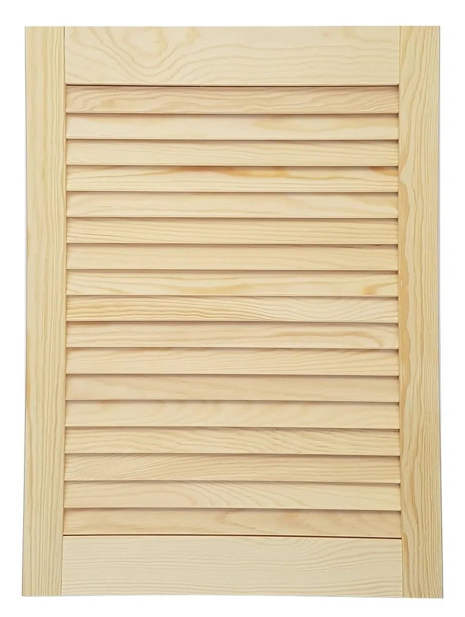 Generico Antina A Persiana Aperta in Legno Massello di Pino Netto Europeo Varie Misure - Dimensione Disponibile: H 72 x L 29,5 ANP7029P