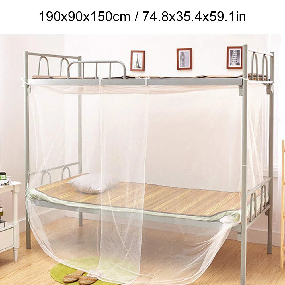 Zanzariera per dormitorio, zanzariera Quadrata Leggera e Confortevole, zanzariera per Studenti squisita, Bella Morbida per Letto per Studenti Domestici