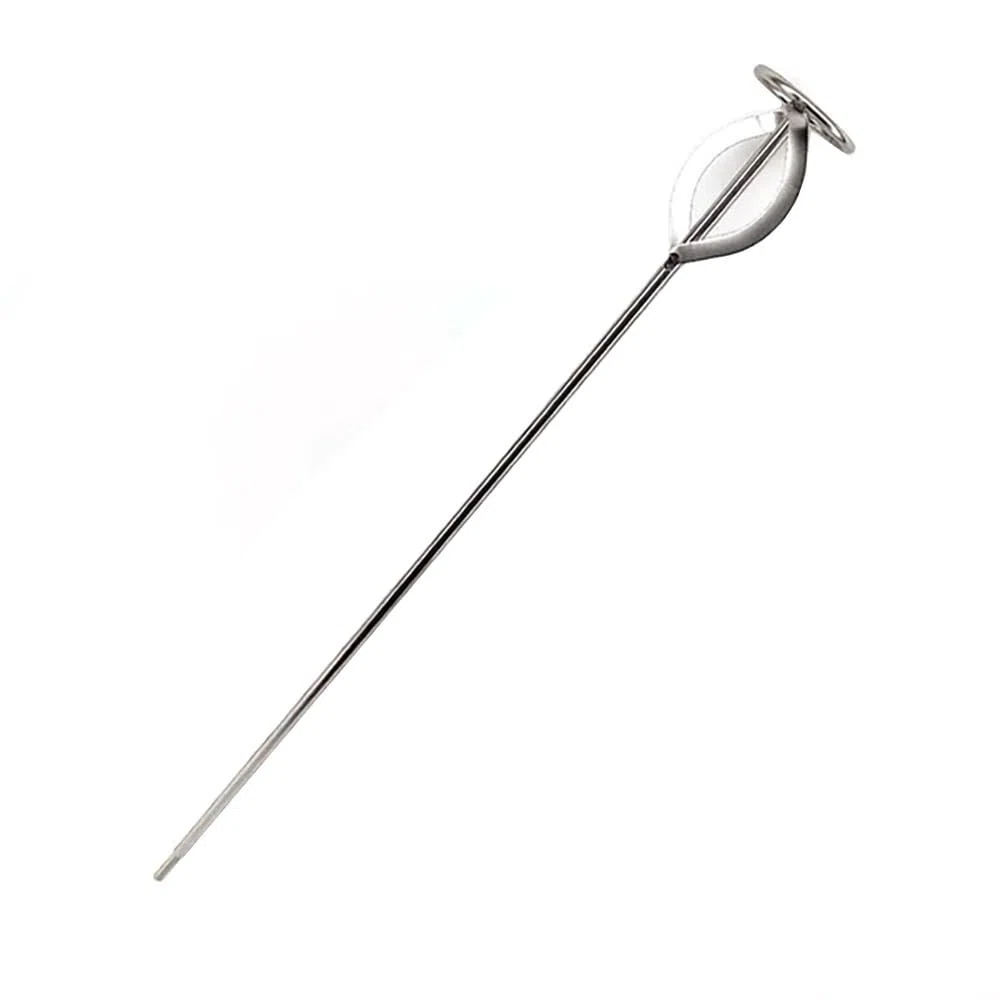 Agitatore E Miscelatore in Acciaio Inossidabile for Birra Fatta in Casa - Attacco for Trapano Esagonale da 1/4" - Lunghezza 600 Mm, Lama da 70 Mm - Rompipalle di Impasto