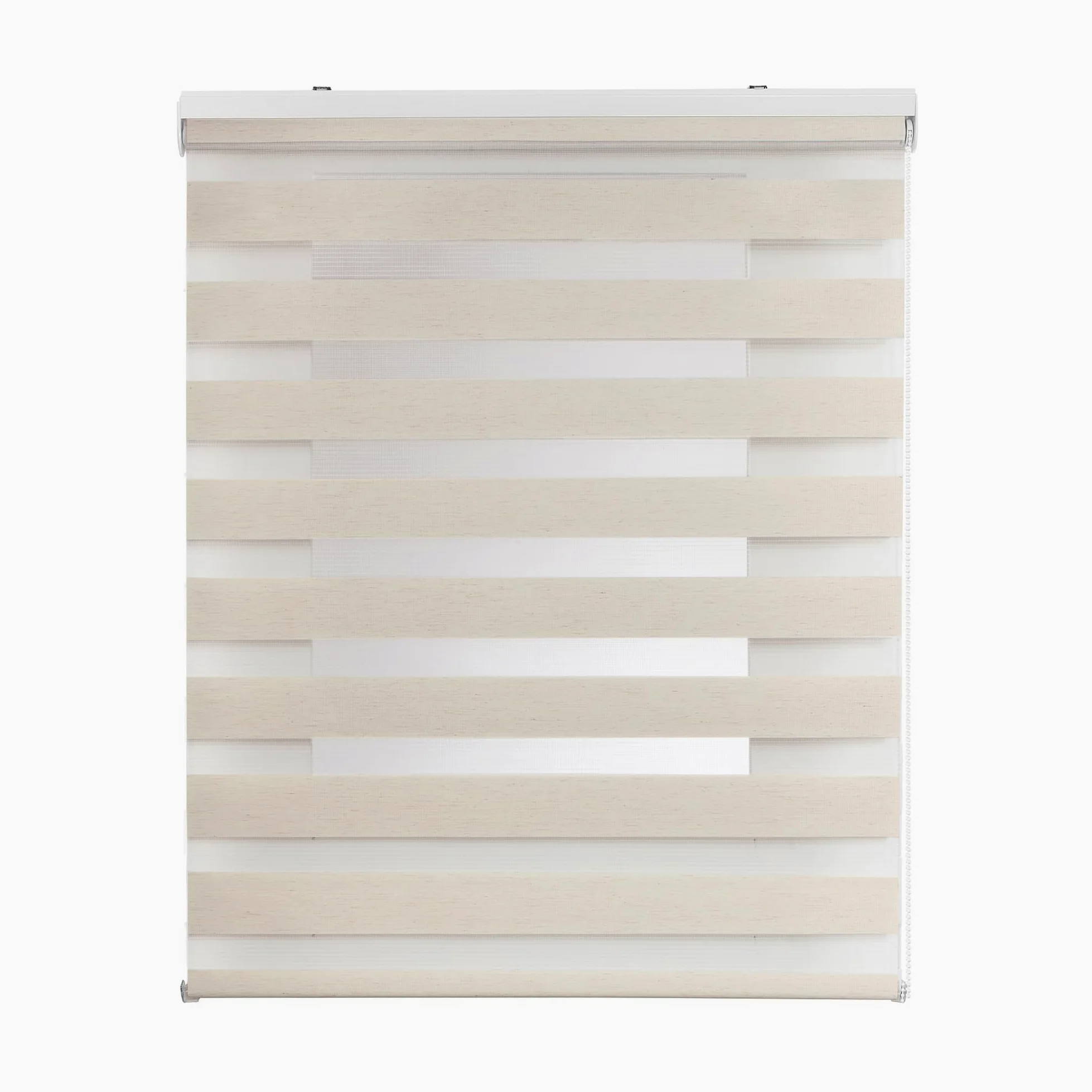 Tende a rullo per interni Giorno Notte avvolgibile Doppio strato Tessuto elegante per porta e finestra. Offrono un'adattabilità alla luminosità STORESDECO Lino 120x250 cm (Larghezza x Altezza)