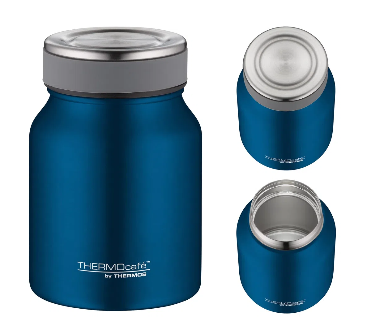 ThermoCafé 4077.259.050 - Contenitore termico per zuppe o cereali, grande, 500 ml, in acciaio INOX, impermeabile, lavabile in lavastoviglie, per 9 ore di calore, 14 ore di freddo