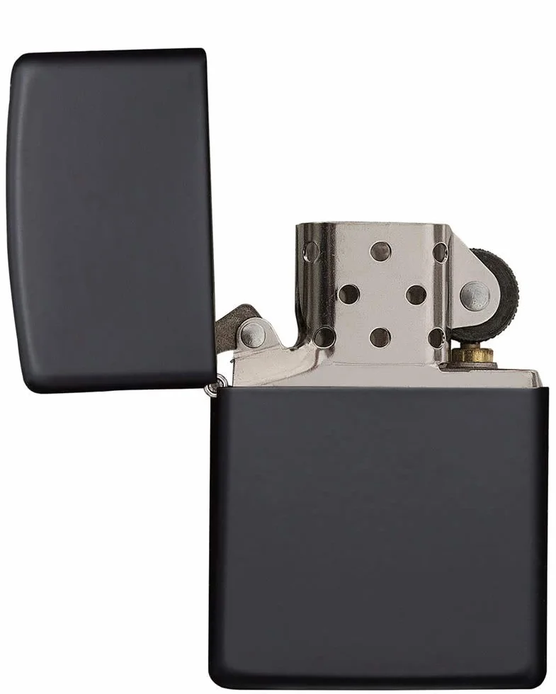 Zippo 218 Accendino, colore: Nero opaco