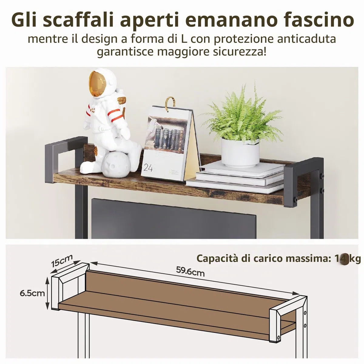 Bestier Piccolo tavolo per computer da 64 cm, con vano portaoggetti e cassetti, adatto per studio, camera da letto, soggiorno e spazi compatti (nero)
