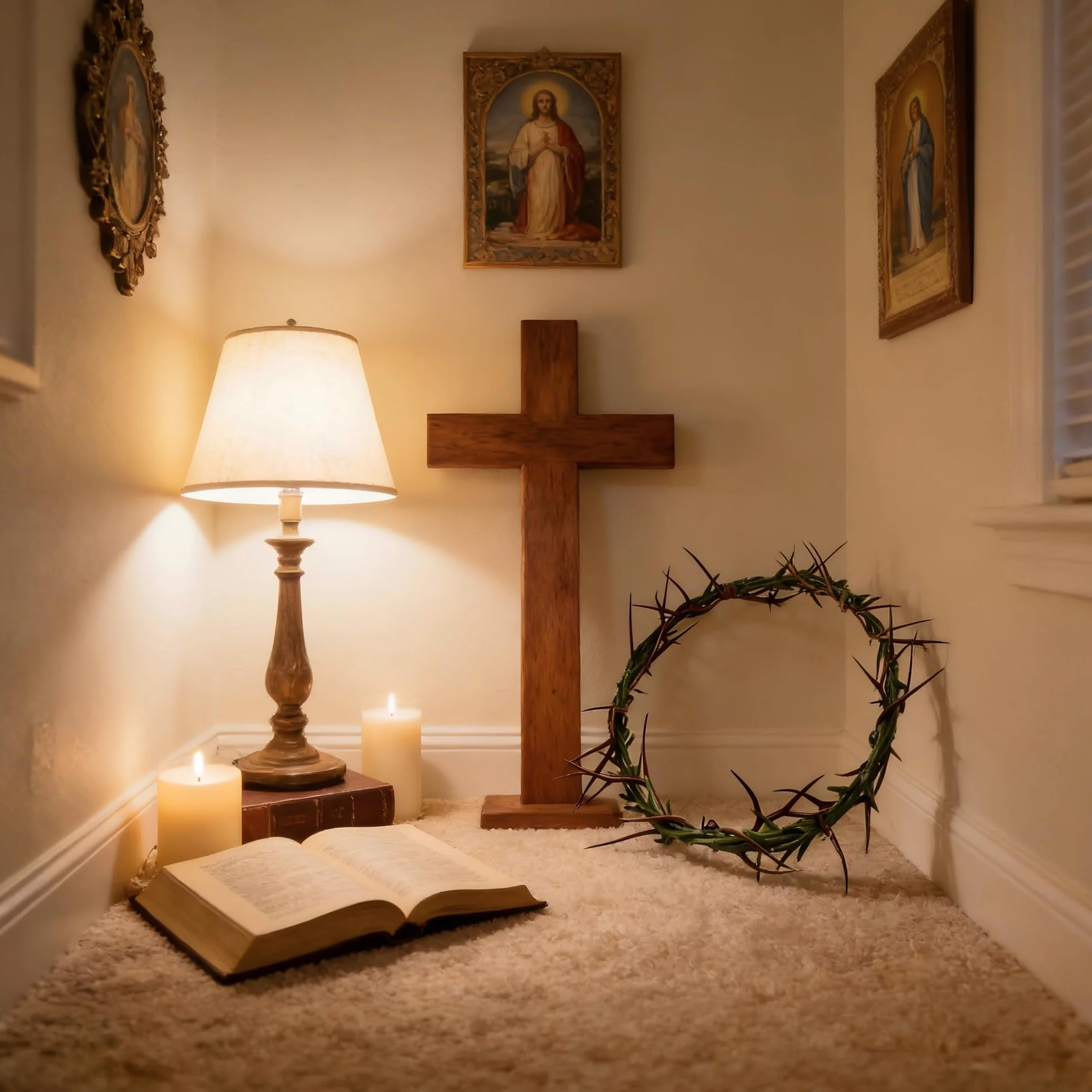 Corona di spine di plastica da 20 cm per la rappresentazione della Passione, corona indossabile per la rappresentazione in chiesa, decorazione dell'albero di Natale, ornamento corona per costumi.