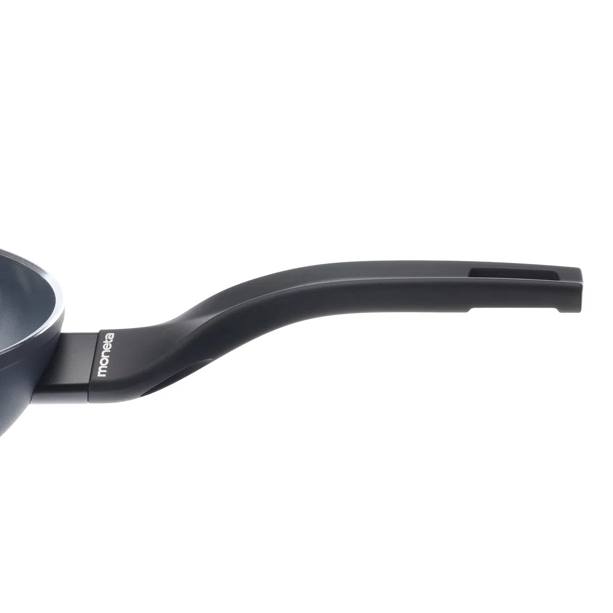 Moneta Aria Finegres Padella Antiaderente naturale, Alluminio, Grigio, 26 cm, anche per induzione., made in Italy