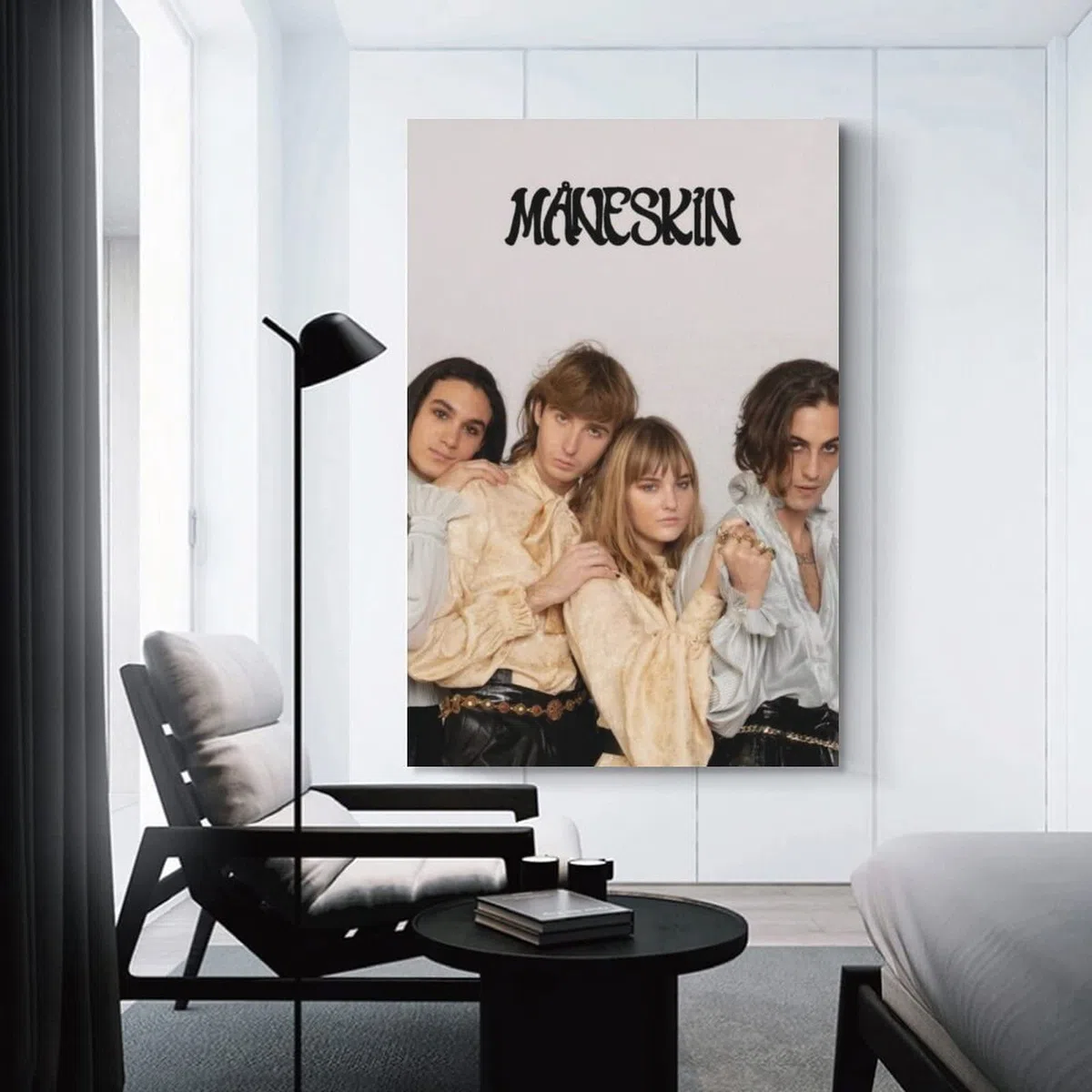 HHYWWD Poster E Stampe Senza Cornice 40 * 60CM Måneskin poster tela parete arte camera immagini per camera da letto regali decorazione