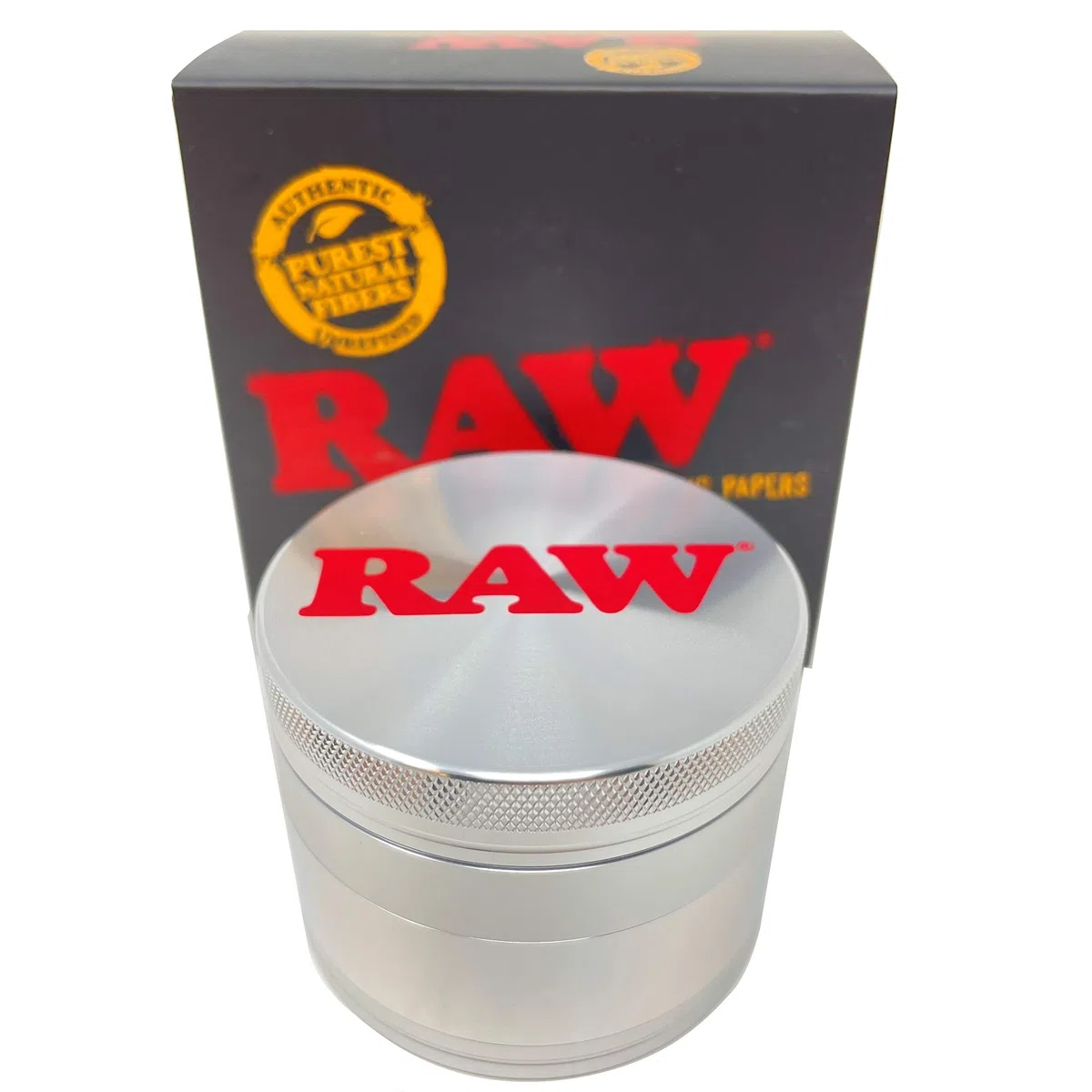 Raw 19330 Grinder-4 pezzi con pala, 56 mm, in alluminio