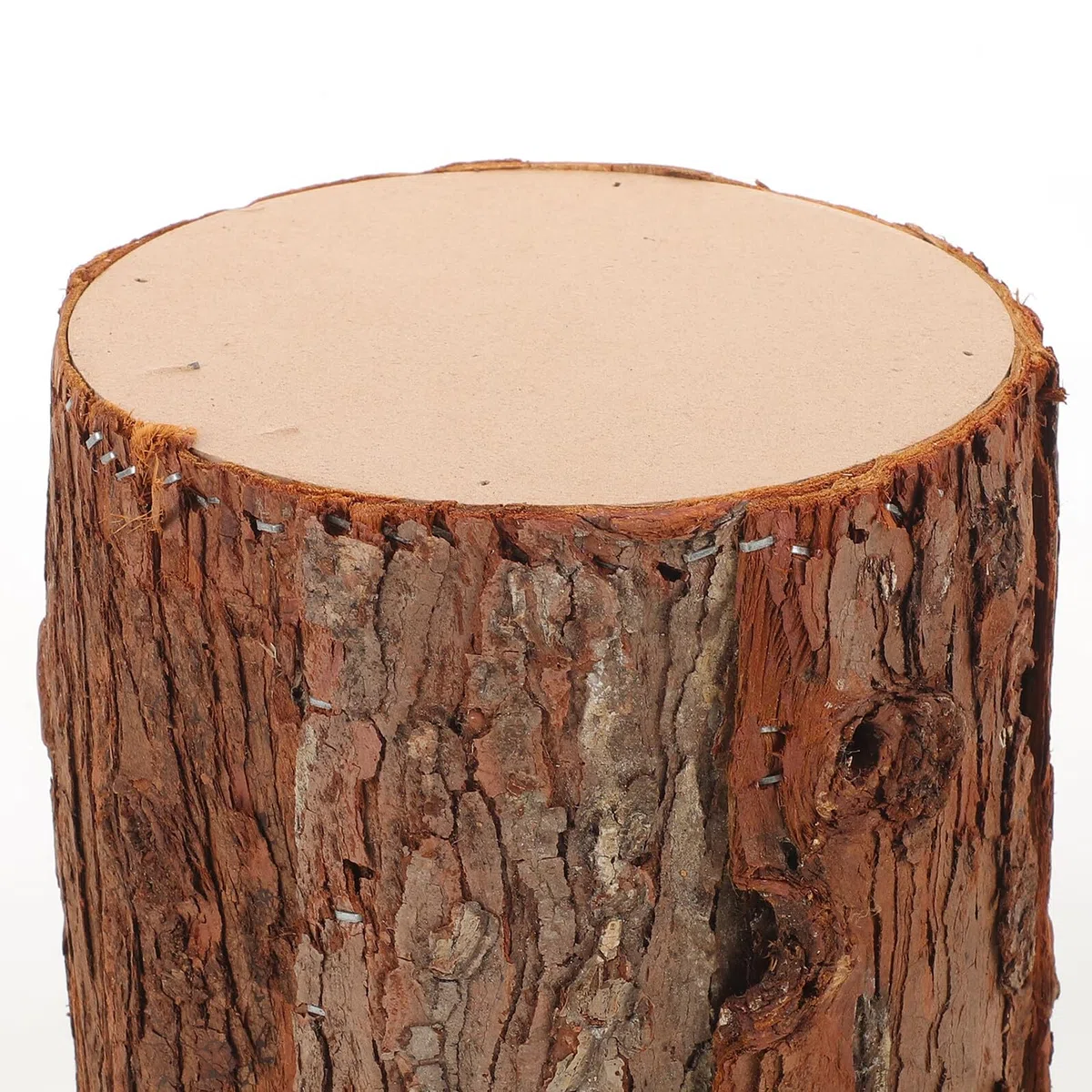 Abaodam Supporto per Ceppo d'Albero in Legno Naturale, Porta Tealight Rustico per Centrotavola Natalizi e Decorazioni per Feste Invernali