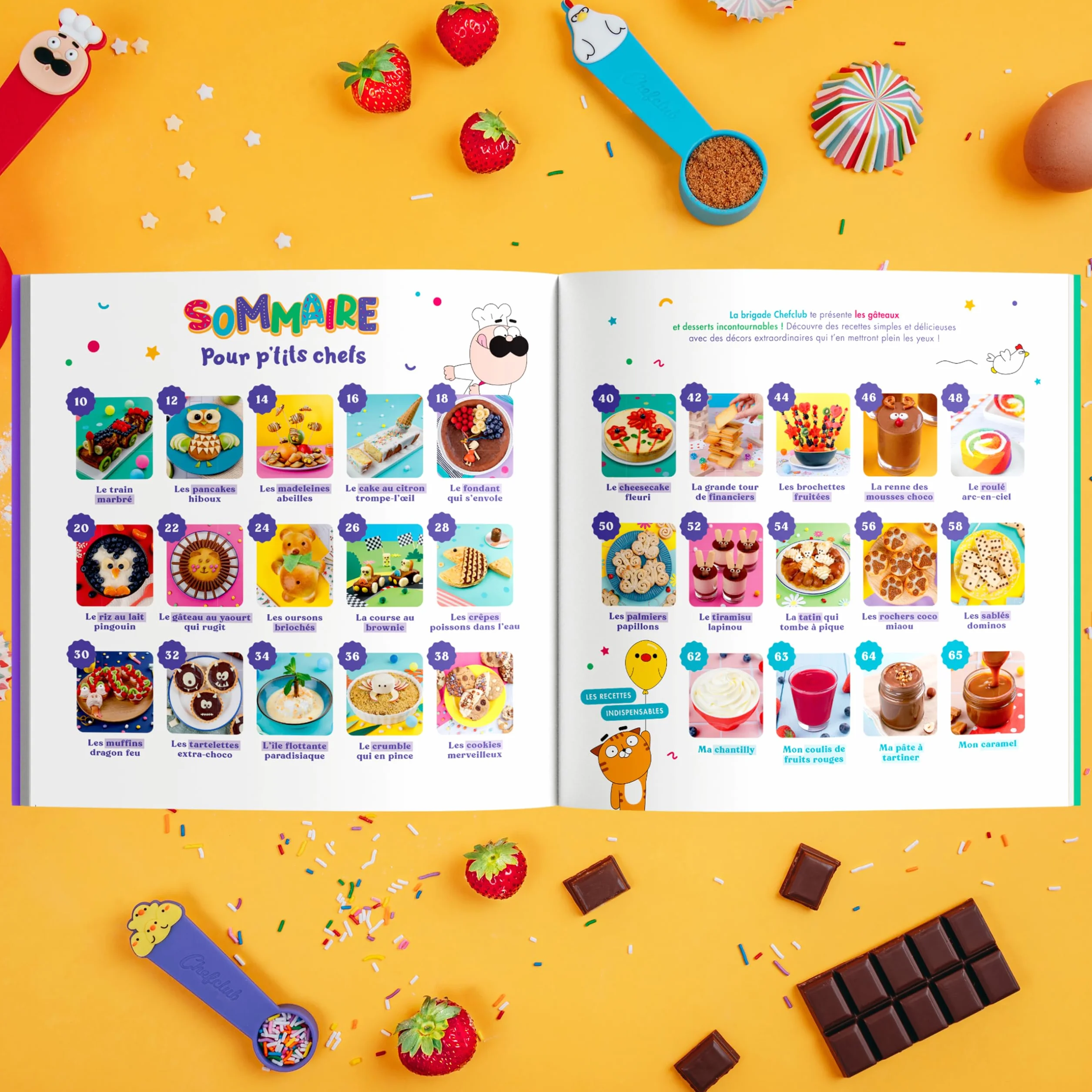 Chefclub Kids – Il Libro di Torte e Dolci – 25 Ricette – Pesare Misurare Cucinare – Per i piccoli chef dai 4 anni
