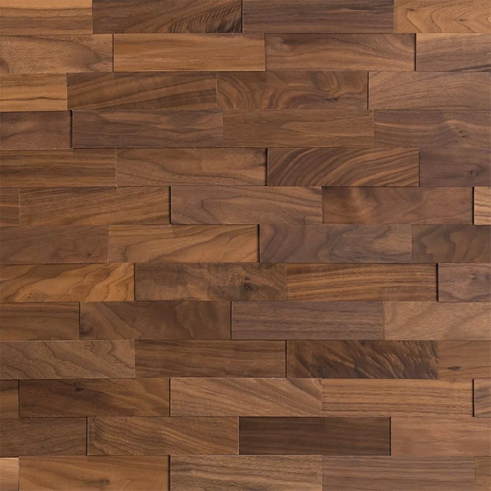 wodewa Rivestimento Murale Legno di Noce I 1m² Pannelli Murali Rivestimento Parete Legno Decorazioni Pareti 3D Pannello Decorativo Cucina Cameretta I Oliato