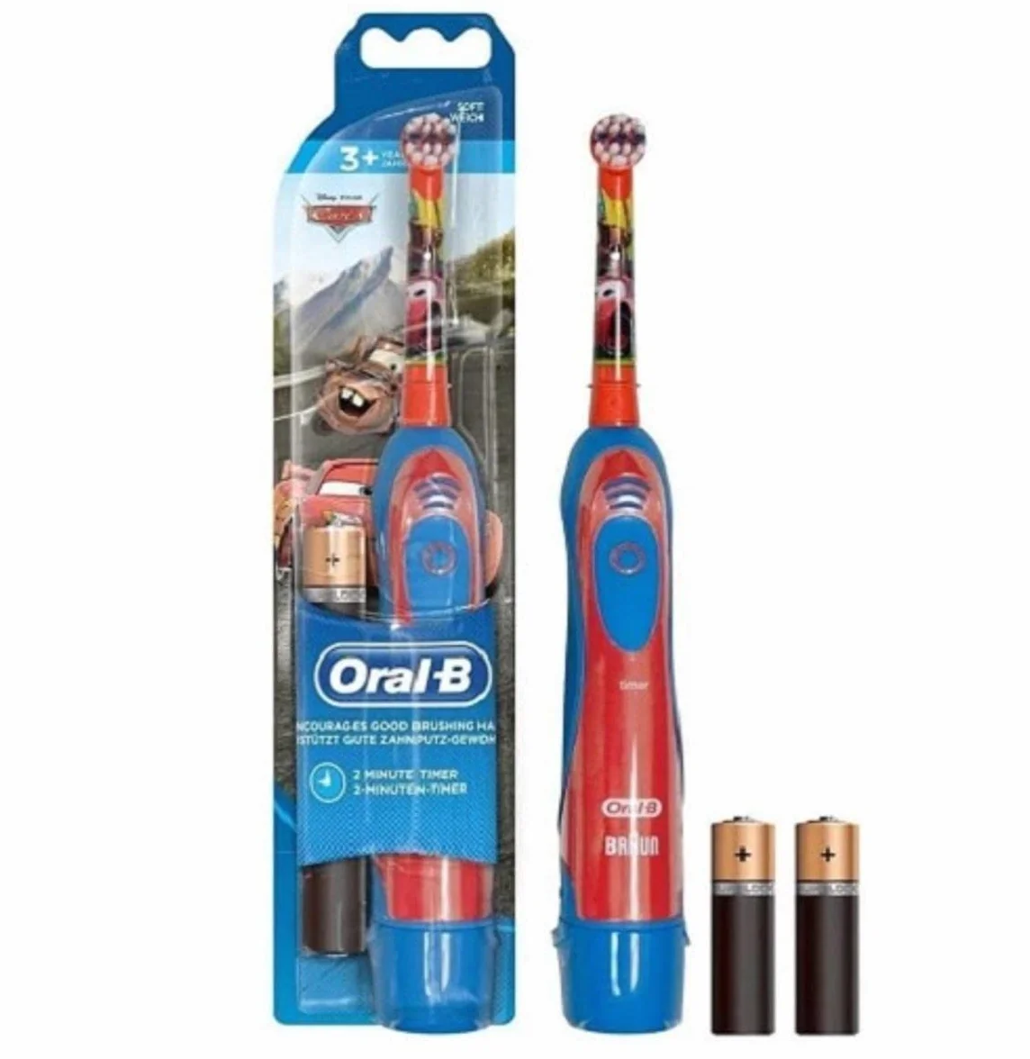 Oral-B Stages Power Spazzolino a Batteria per Bambini, 1 Manico e 1 Testina di Ricambio
