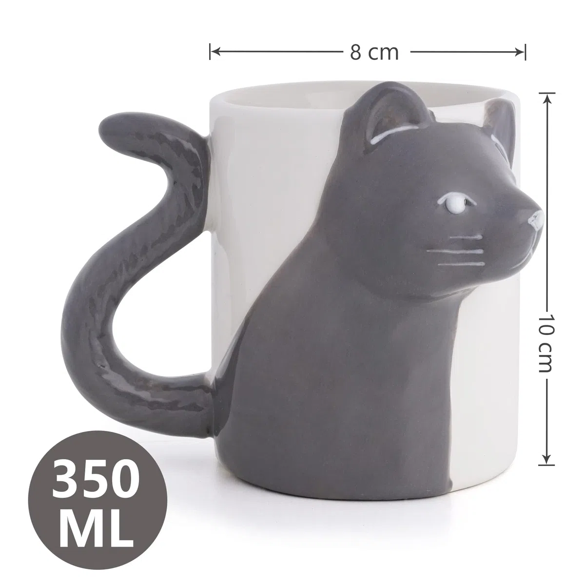 MIAMIO – 2 x 350 ml Tazza Gatto/Tazza/Tazze/Tazze Di Ceramica Set