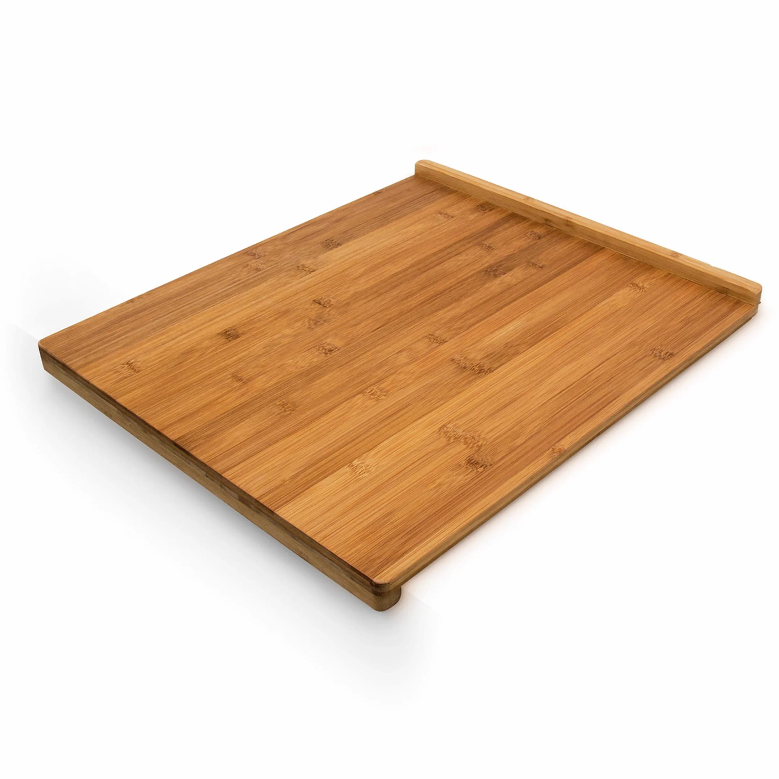 Relaxdays Tagliere in Bambù, Accessori per la Cucina, Ripiano per Tagliare XL, Marrone Chiaro, H x L x P: 2,5 x 38 x 45 cm