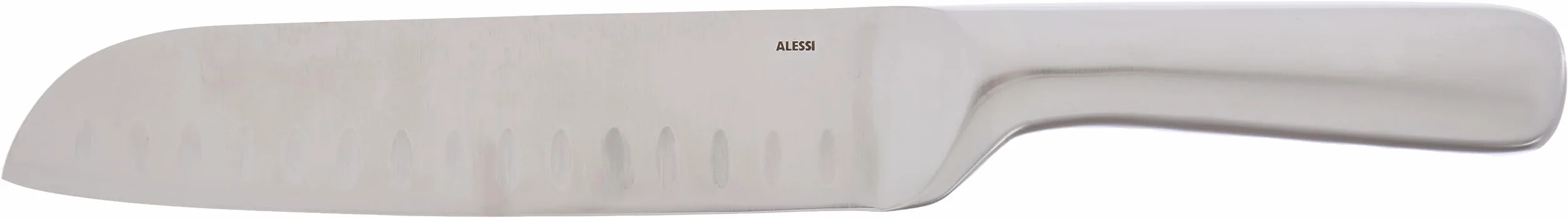Alessi SG508 Mami Coltello Santoku Grande in Acciaio Forgiato Aisi 420, Satinato