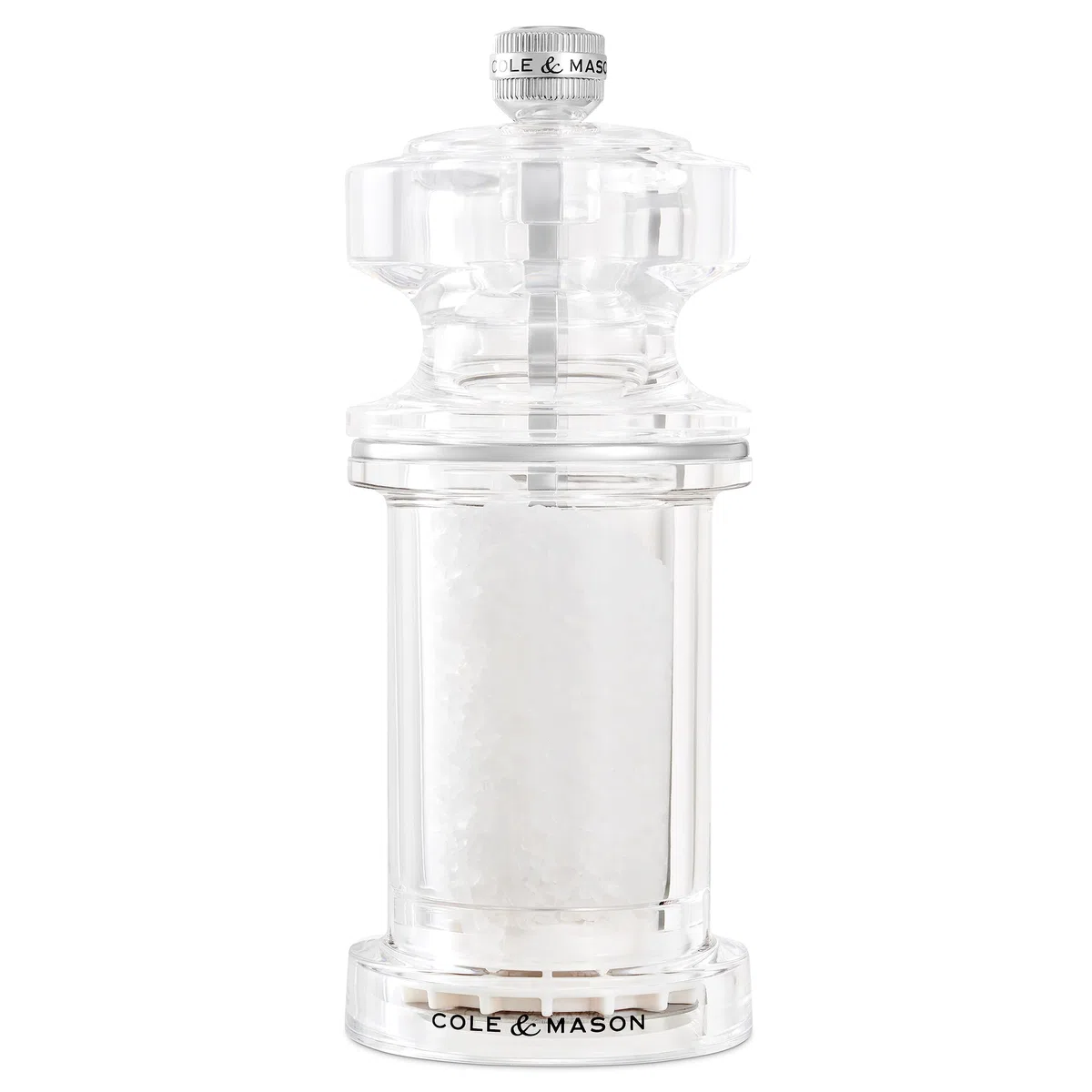 Cole & Mason H233072 605 Macina Sale, Precision+/Macinatura Regolabile, Acrilico, 144mm, Include 1 x Mulino, Garanzia a Vita sul Meccanismo