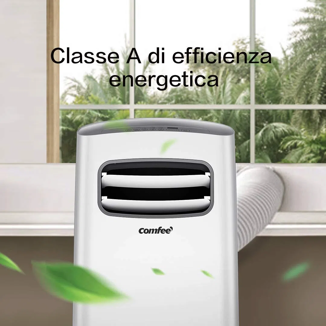 Comfee SOGNIDORO-09E Condizionatore Portatile Capacità 9000BTU Gas R290, BIANCO