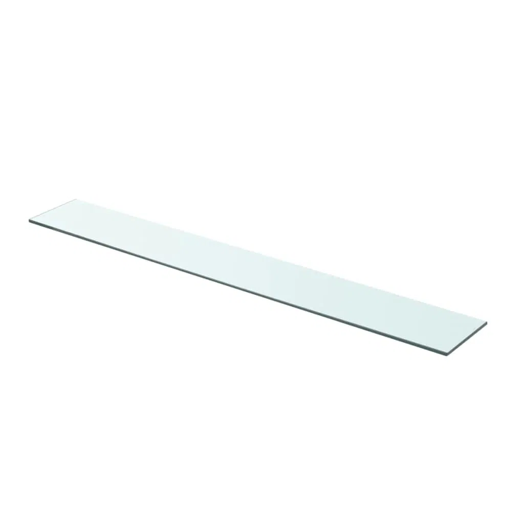 vidaXL Mensola in Vetro Temperato 70x15 cm Trasparente Ripiano Lastra Scaffale