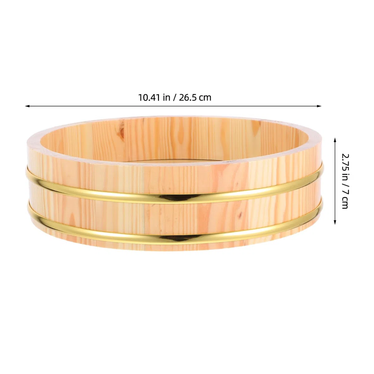 Kit per Preparare Sushi Contenitore per Riso Sushi in Legno da 26cm Grande Capacità Versatile per Cucina
