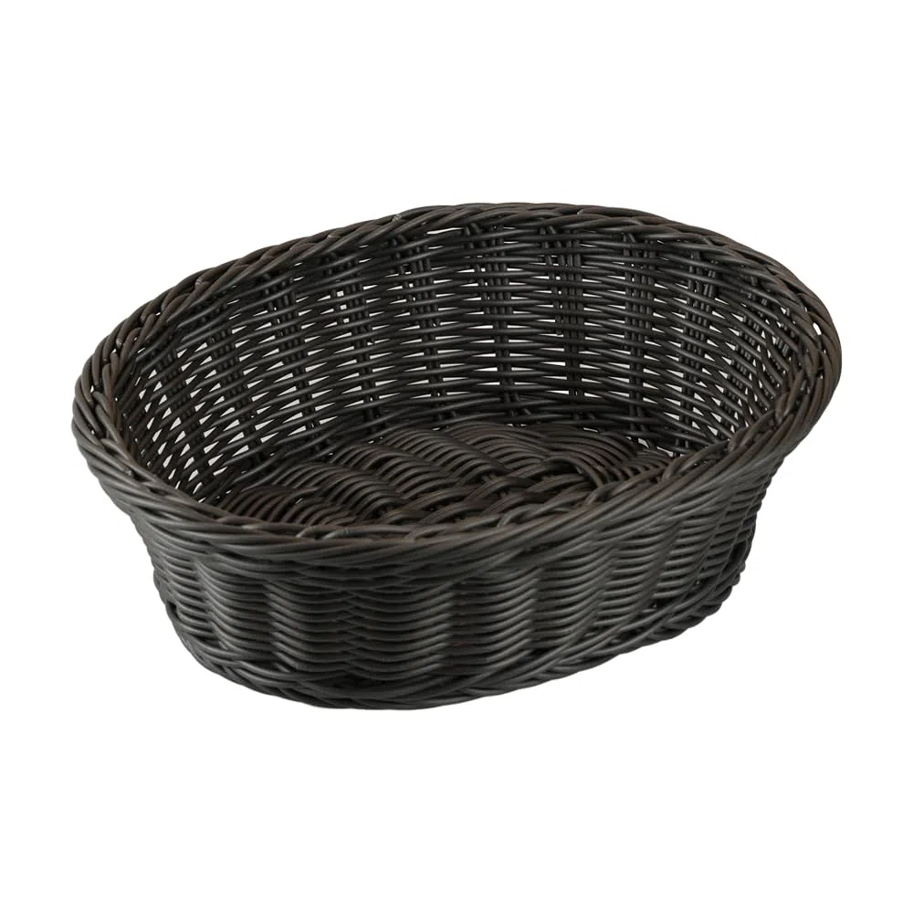 Kesper | Cestino per pane e frutta, confezione da 5 pezzi, materiale: rete interamente in plastica, dimensioni: 29,5 x 23 x 9,5 cm, colore: grigio |1982615