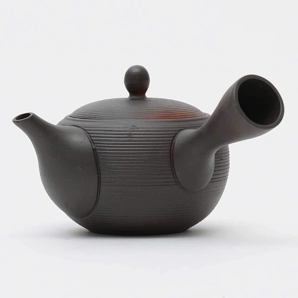 Teiera Giapponese Kyusu Tokoname Youhen Teiera Argilla 11.8 Liquido Once Fusen L161 (1)