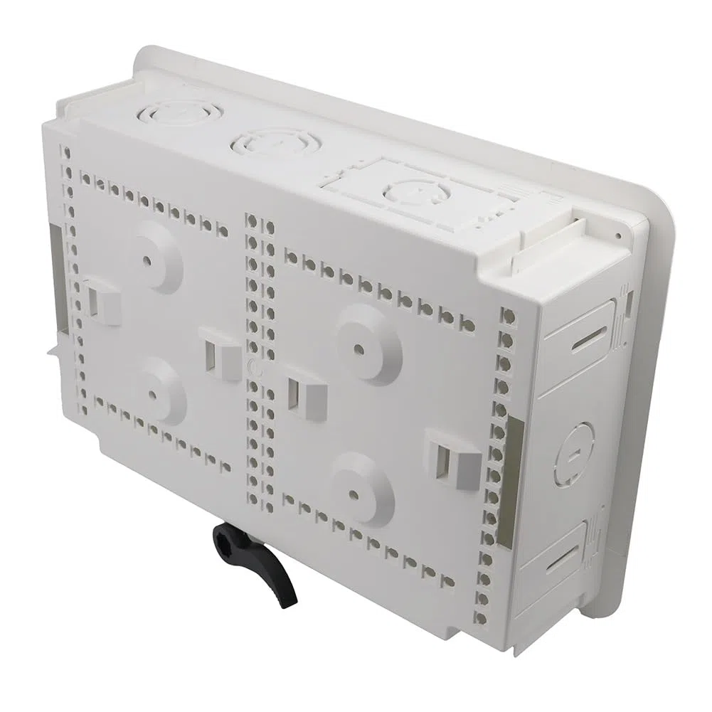 Box Multimediale da Parete per TV da 9 Pollici, Presa TV da Incasso e Contenitore di Rete per/per/Fire/per One Connect