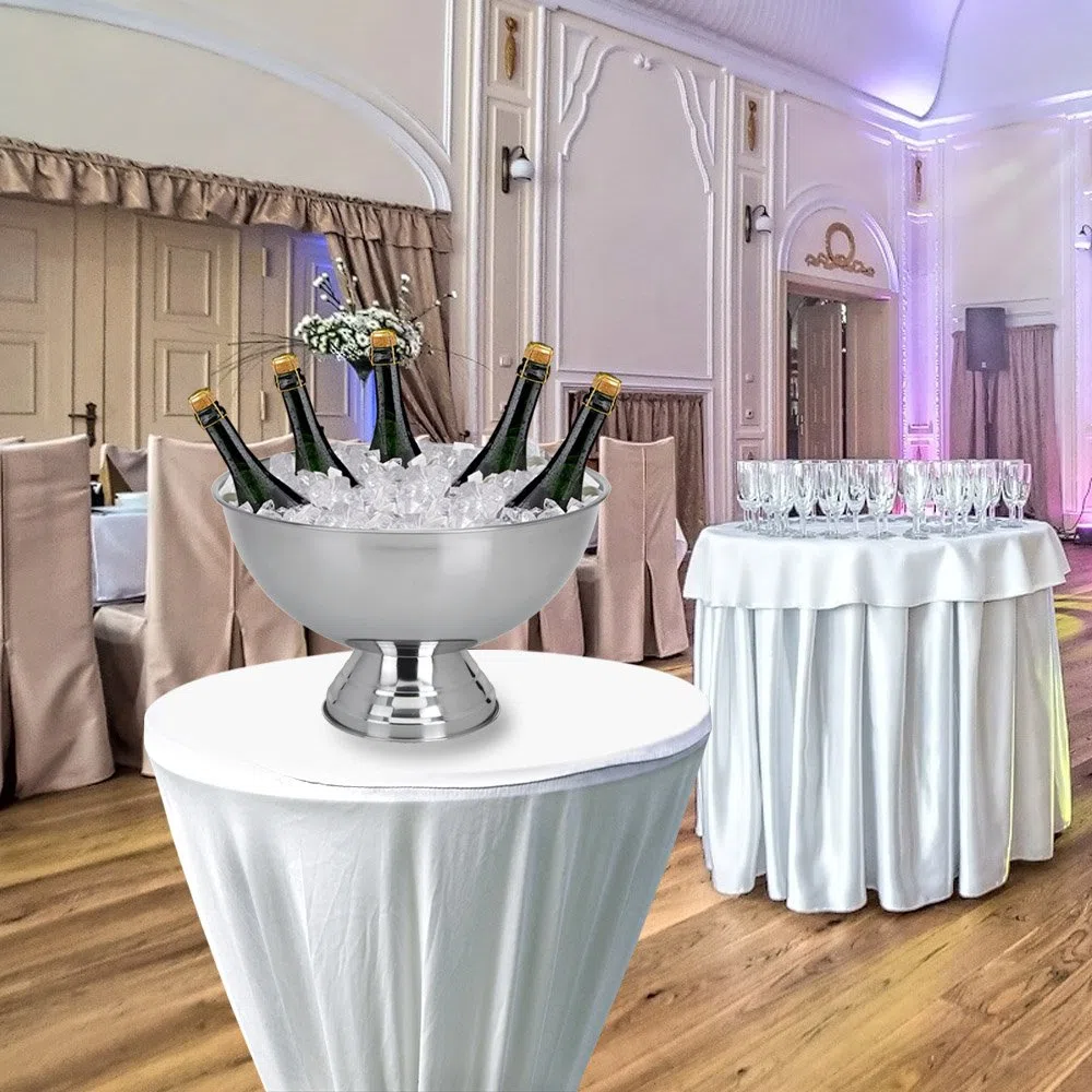zeitzone Glacette in acciaio INOX per champagne