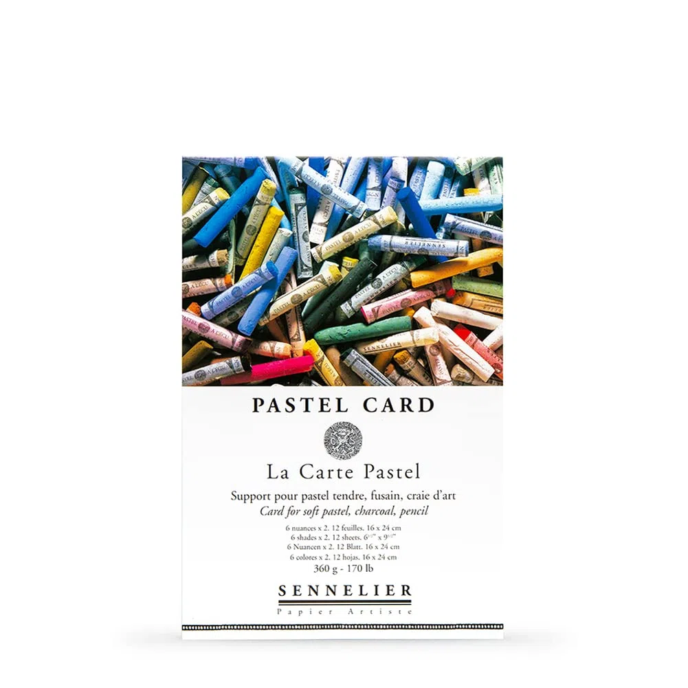 Sennelier Carta per Pastelli - 16x24cm (6.5x9.5in), 12 Fogli, 360g/m²