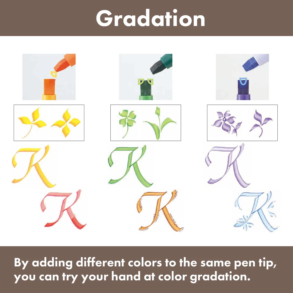 Kuretake Zig Calligraphy - Pennarelli a doppia punta, 24 colori, 2 mm, 5 mm, doppia punta, per arte, schizzi, illustrazione, calligrafia, diario, disegno, realizzati in Giappone