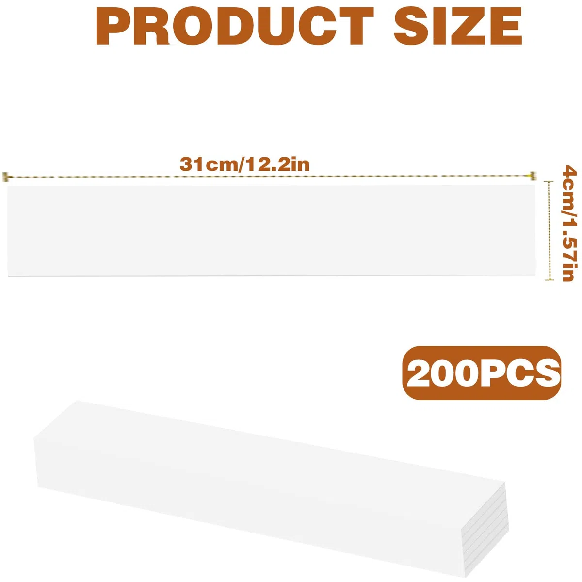 200 fasce per invito, in pergamena, trasparenti, per inviti da 12,7 x 17,8 cm, accessori per matrimoni, biglietti di nozze, buste in pergamena