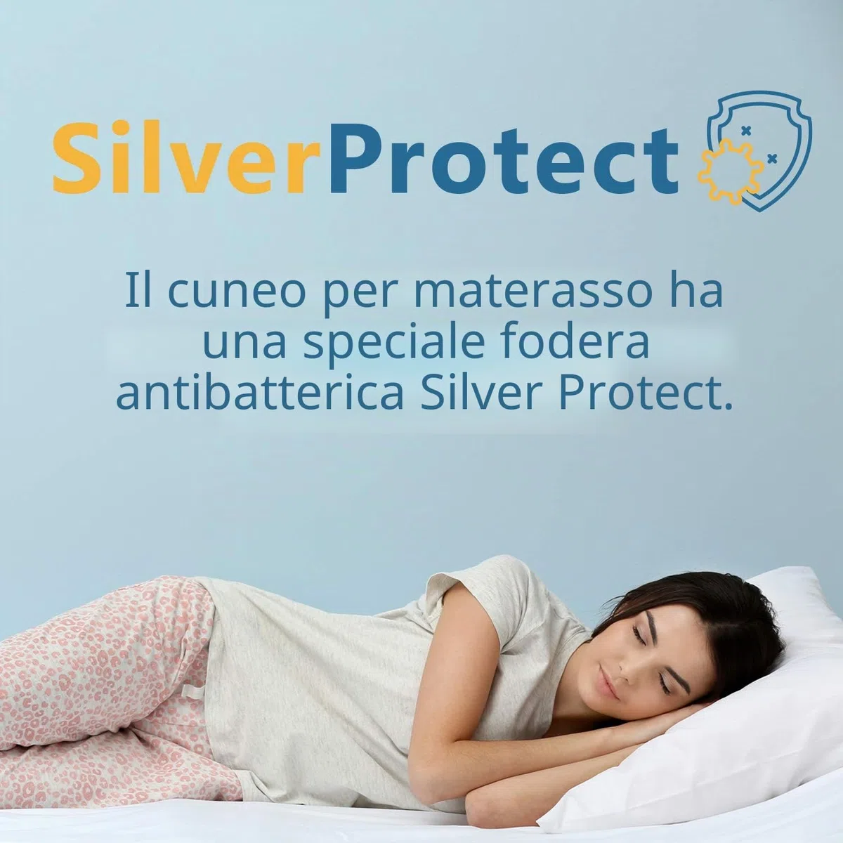 PROCAVE Unisci-materassi per Letto Matrimoniale, con Rivestimento Protettivo, 25 x 200 cm