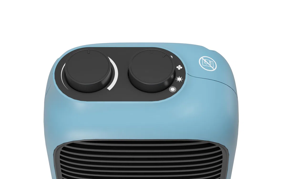 Olimpia Splendid - 99229 Termoventilatore - Caldo Pocket, il più compatto di sempre, Potenza 1500W
