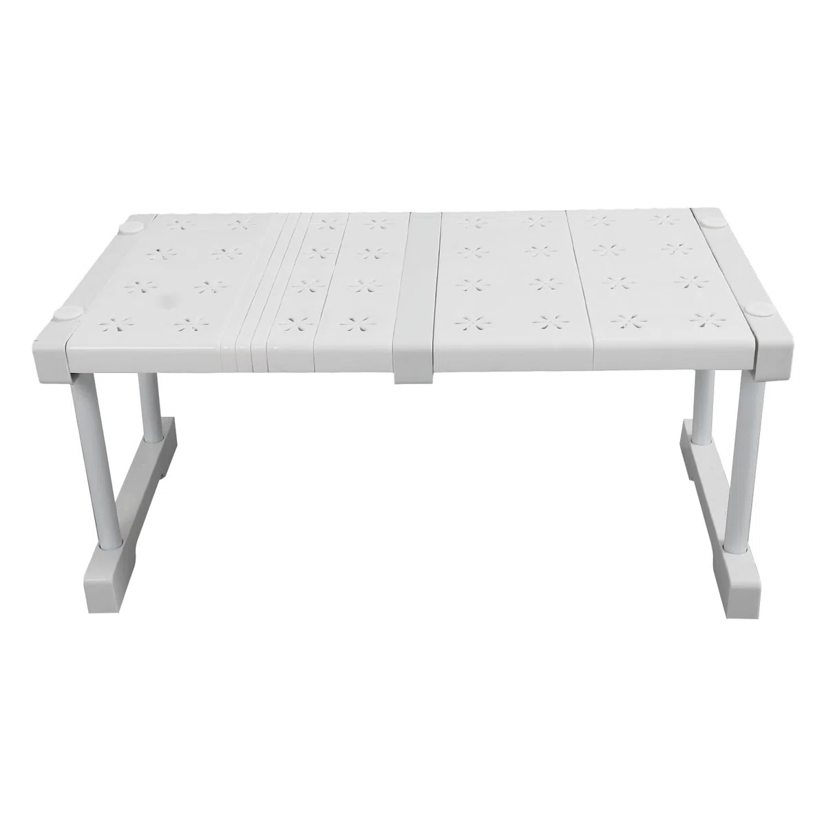 Organizzatore per Guardaroba Regolabile, Ripiano per Armadio Espandibile con Contenitori di Smistamento per Camera da Letto, Bagno, Ufficio, 9,4x8,7 (Lunghezza 37‑48