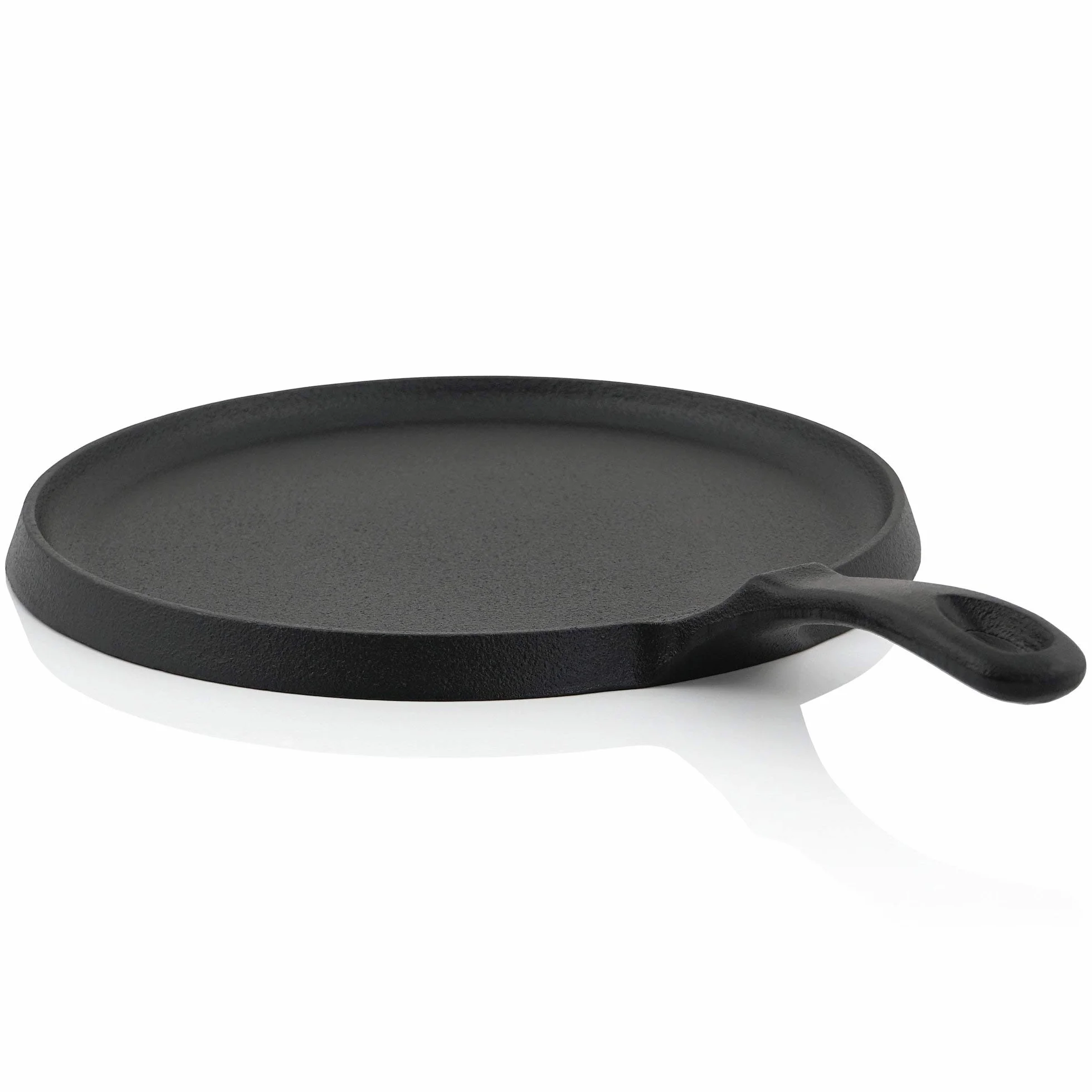 BBQ-TORO - Padella per crêpes in ghisa | Diametro 26 cm I Nero, già stagionata e adatta a piani cottura a induzione, I Pancake Pan per padelle