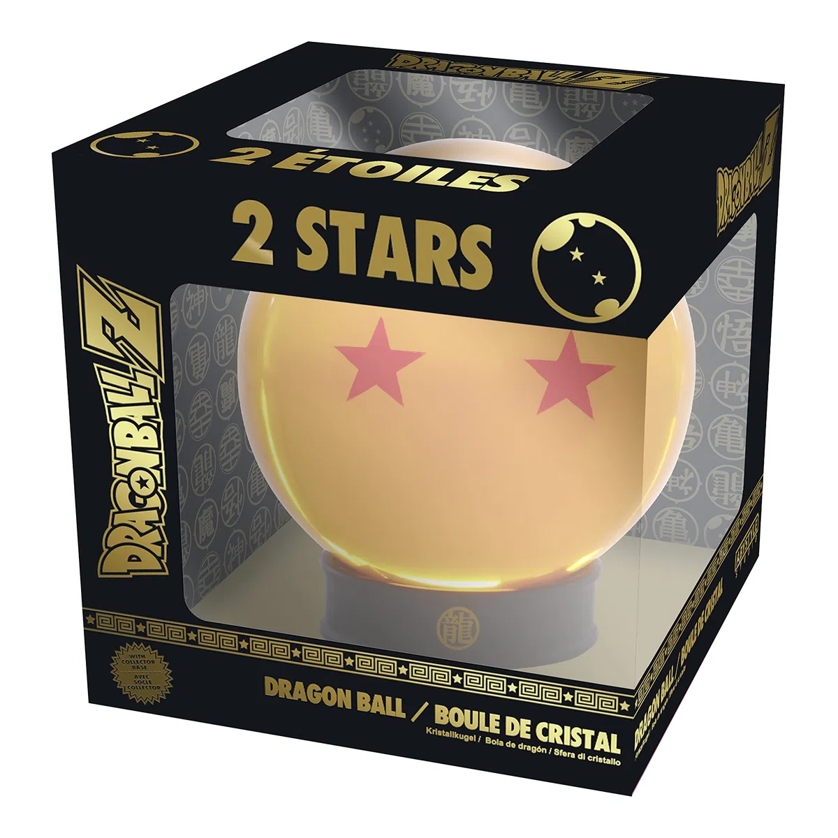 ABYSTYLE Studio Licenza Ufficiale Dragon Ball Z 2 Star Collectible Resina Acrilica Cristallo Dragon Ball Replica 7,6 cm di diametro, Home Essentials Anime Manga Regali Collezionali tutti