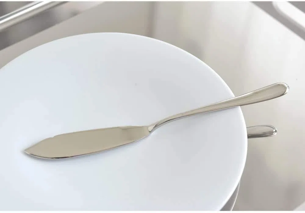 Alessi - LCD01/20 - Caccia Coltello da servizio per pesce in acciaio lucido.